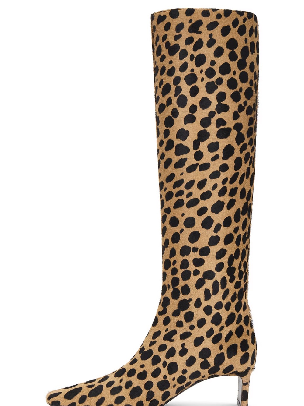 KHAITE Ona Knee High Boot 55mm - CAMEL/BLACK / IT 39.5 - Picture 4 of 4